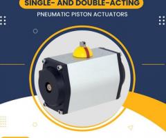 GT Range single- and double-acting pneumatic piston actuators