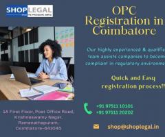 Online One Person Company (OPC) Registration in Coimbatore - Shoplegal