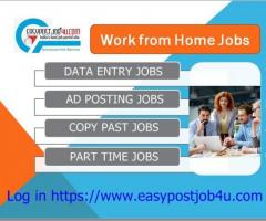 Hiring Fresher candidates for data entry jobs.
