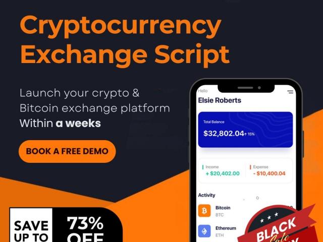 Get Cryptocurrency Exchange script up to 73% offer at Hivelance Black Friday Sale - 1/1